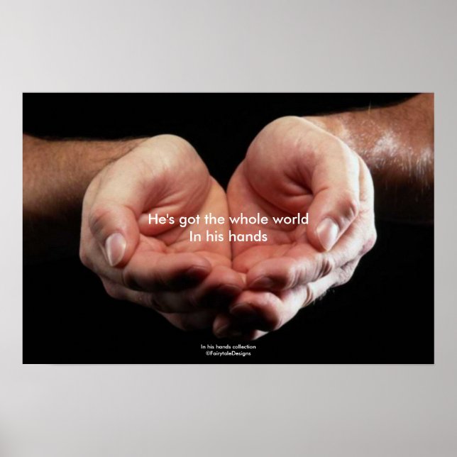 In his hands Poster (Front)