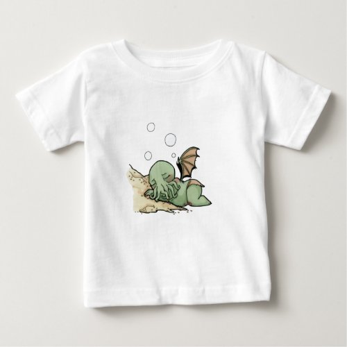 In his house at Rlyeh dead Cthulhu waits dreaming Baby T_Shirt