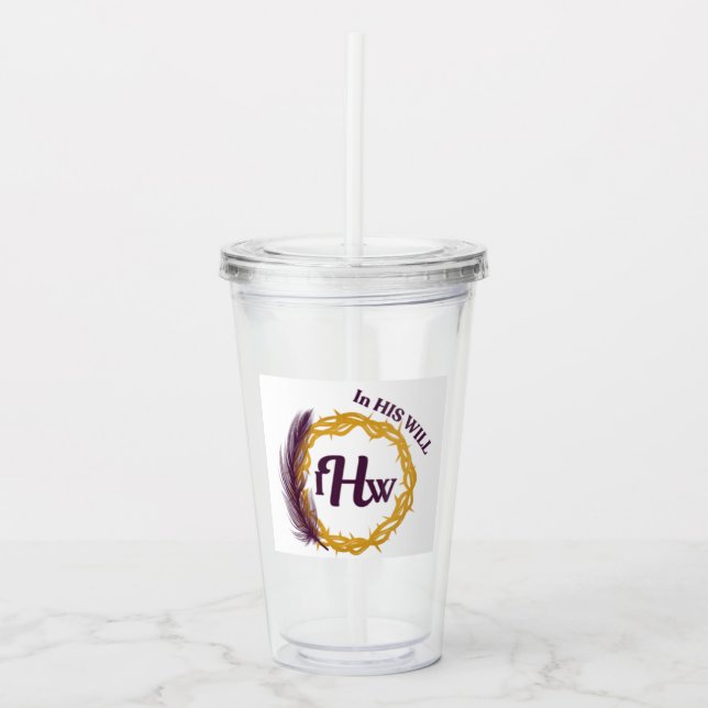In His Will Cold Cup (Front)