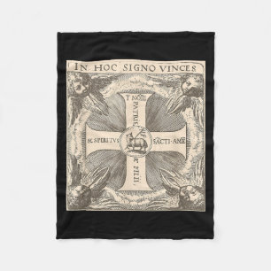 In Hoc Signo Vinces Lamb Of God In This Sign Conqu Fleece Blanket