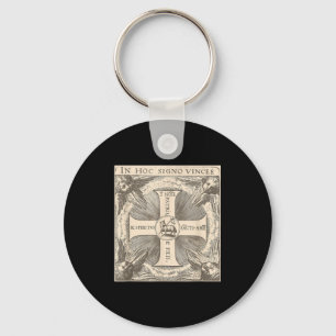 In Hoc Signo Vinces Lamb Of God In This Sign Conqu Keychain