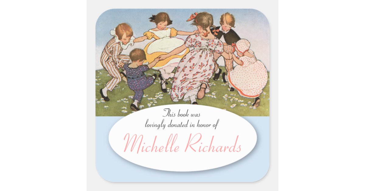 In honor of bookplate zazzle