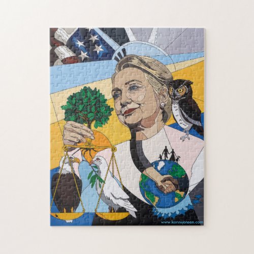 In Honor of Hillary Jigsaw Puzzle