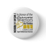 In Honor Tribute Collage Childhood Cancer Button