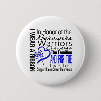 In Honor Tribute Collage Tribute Colon Cancer Button