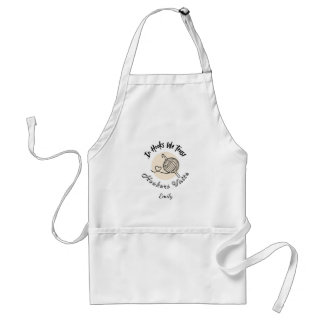 In Hooks We Trust Crochet Mom Custom Adult Apron