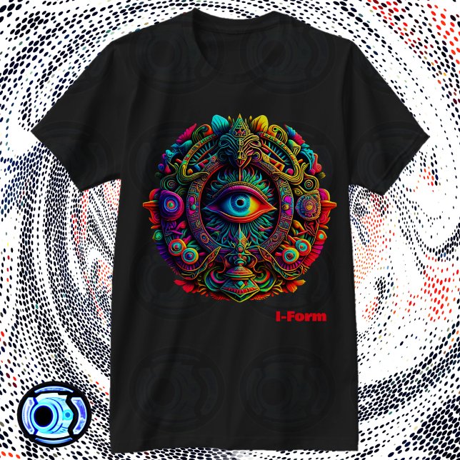 In I-Form Psychedelic  T-Shirt (Creator Uploaded)