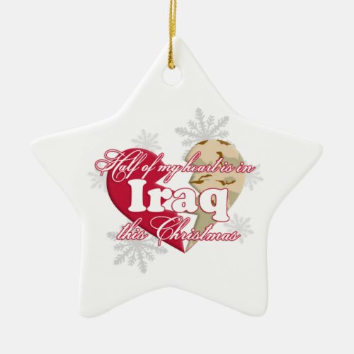 In Iraq this Christmas Star Ornament