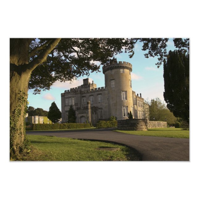 In Ireland, the Dromoland Castle side entrance Photo Print (Front)