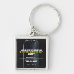 In It To Win It Mindset - Workout Motivational Keychain