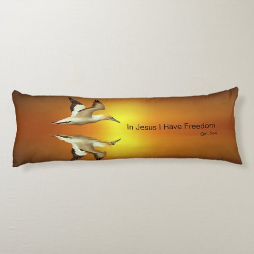 In Jesus I Have No Fear Anointed Healing Body Pillow