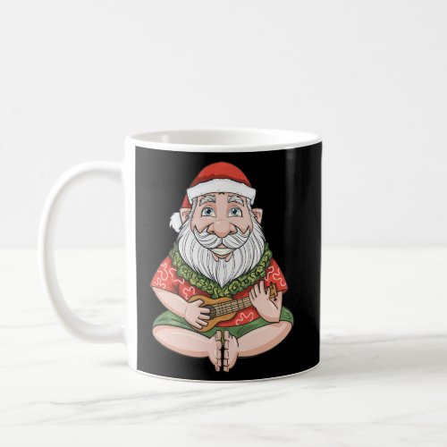 In July Santa Playing Coffee Mug