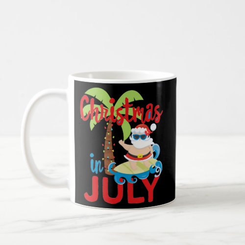 In July Summer Santa Coffee Mug