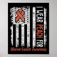 In June We Wear Peach For Uterine Cancer Awareness
