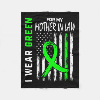 In Law Kidney Disease Cerebral Palsy Awareness Fla Fleece Blanket