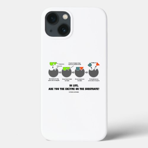 In Life Are You Enzyme Or Substrate Induced_Fit iPhone 13 Case