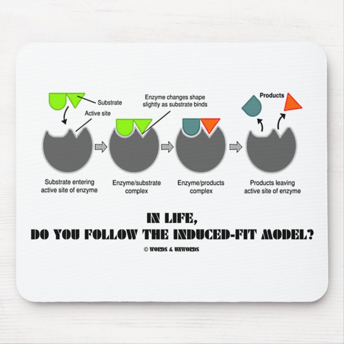 In Life, Do You Follow The Induced Fit Model? Mouse Pad