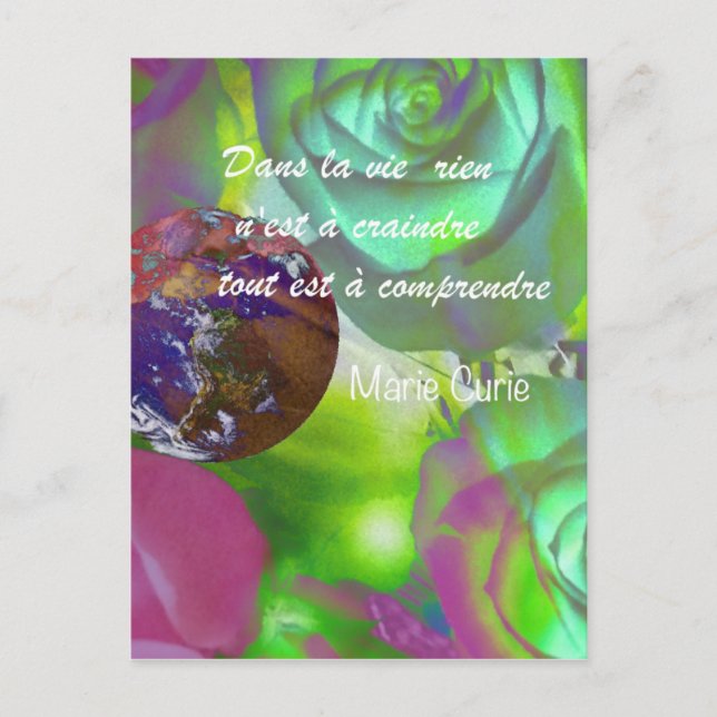 In life everything is not understood postcard (Front)