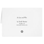 In Love and War Cards (Back Horizontal)