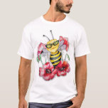 In Love Bee T-shirt at Zazzle