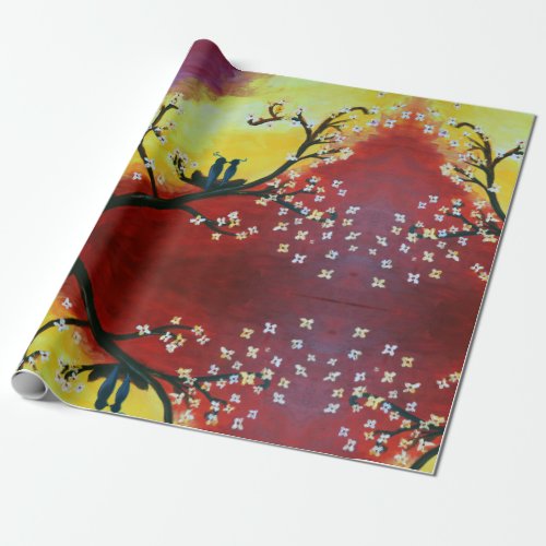 In Love   Birds Nest  ArtWrapping Paper