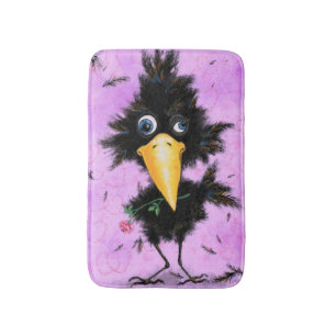In Love Crow - Funny Bath Mat
