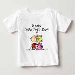 In Love Happy Valentine&#39;s Day Baby T-shirt at Zazzle