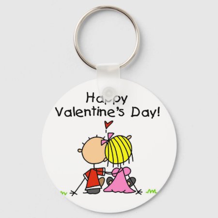 In Love Happy Valentine's Day Keychain