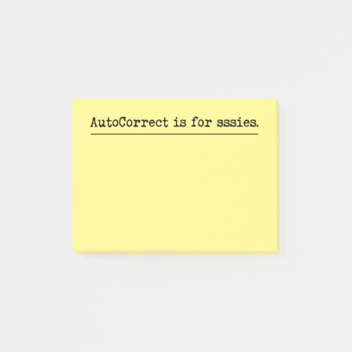 In LoveHate with AutoCorrect  Post_it Notes