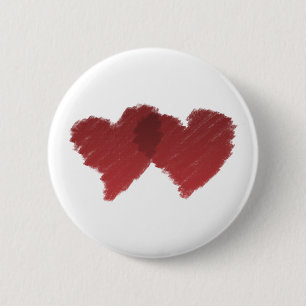 In Love Heart Pinback Button