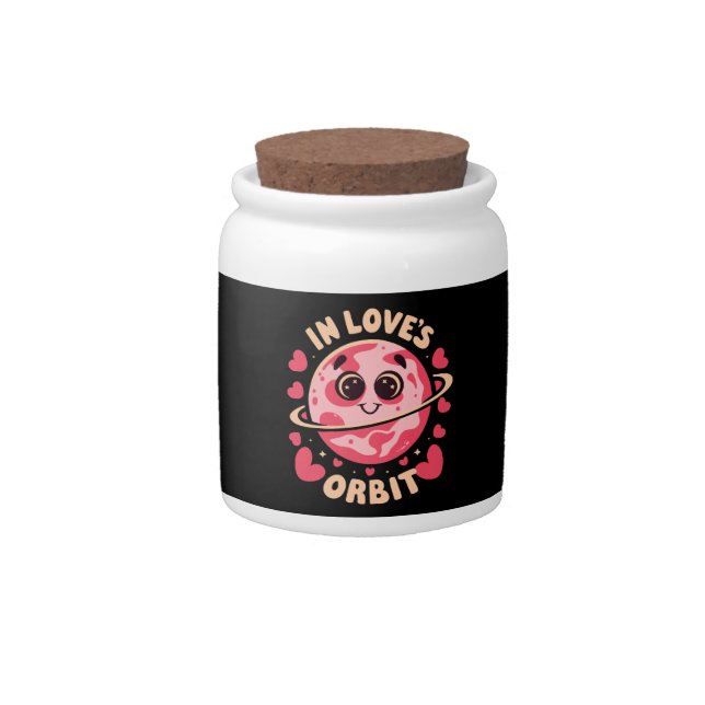  In Love Orbit Candy Jar (Front)