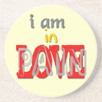 In Love Pain Coaster by stopnbuy at Zazzle