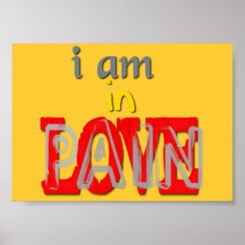 In Love Pain Poster by stopnbuy at Zazzle