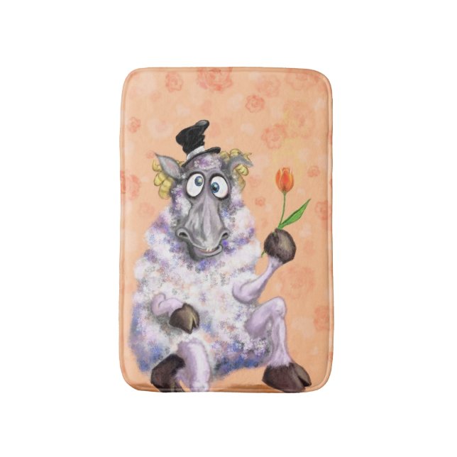 In Love Ram - Gentleman - Funny Bath Mat (Front Vertical)