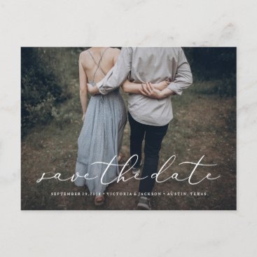 In Love Save the Date Postcard