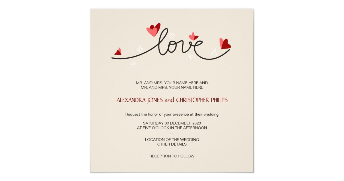 Beautiful 90 Card Wedding Text