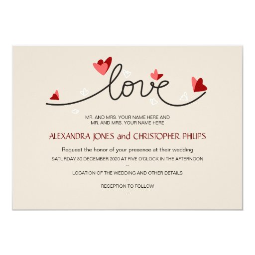 Beautiful 90 Card Wedding Text