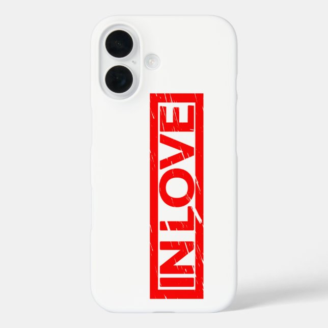 In love Stamp Case-Mate iPhone Case (Back)