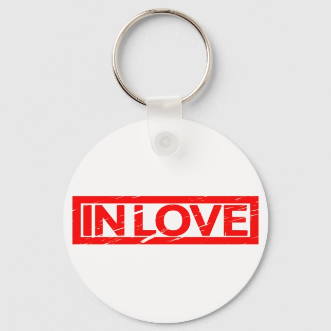 In love Stamp Keychain (Front)