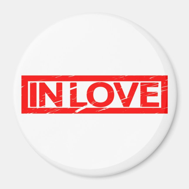 In love Stamp Magnet (Front)