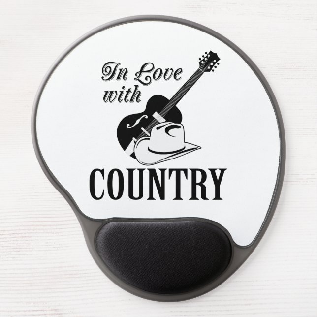 In love with country gel mouse pad (Front)
