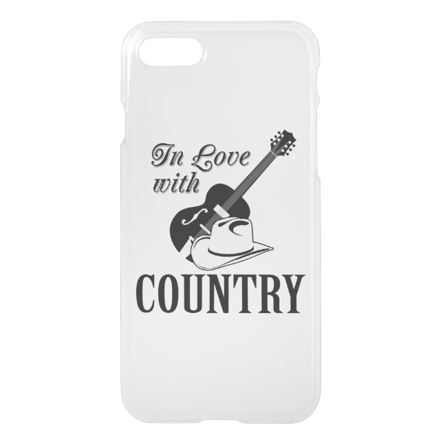 In love with country uncommon iPhone case (Back)