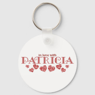 In love with Patricia Keychain