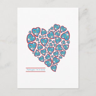 In love with Portugal Postcard