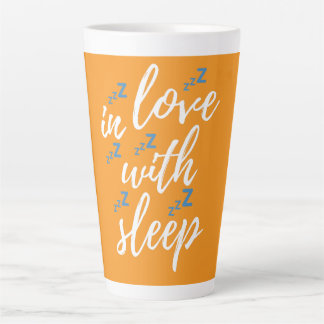 In Love with Sleep Latte Mug