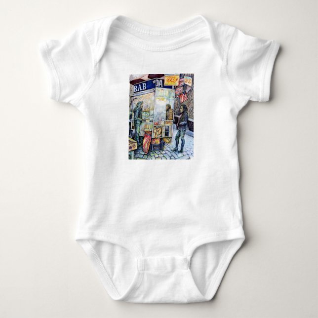 In Love with Trouble, And In Trouble with Love Baby Bodysuit (Front)