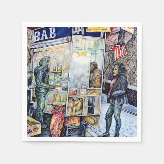 In Love with Trouble, And In Trouble with Love Napkins (Front)