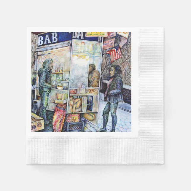 In Love with Trouble, And In Trouble with Love Napkins (Front)