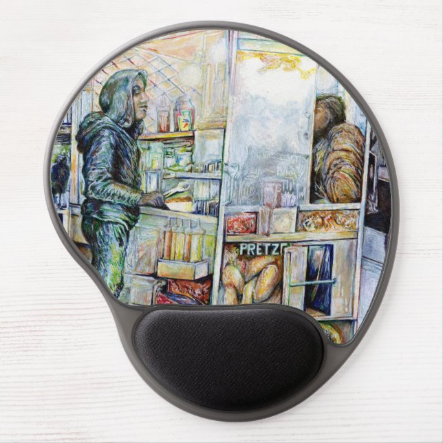 In Love with Trouble, And in Troulbe with Love Gel Mouse Pad (Front)