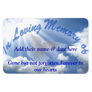 In Loving Memory Refrigerator Magnets | Zazzle